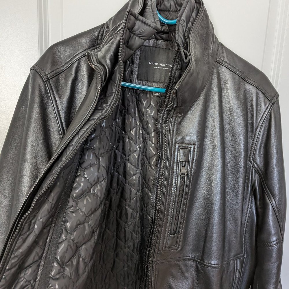 Leather jacket. - Picture 2 of 6